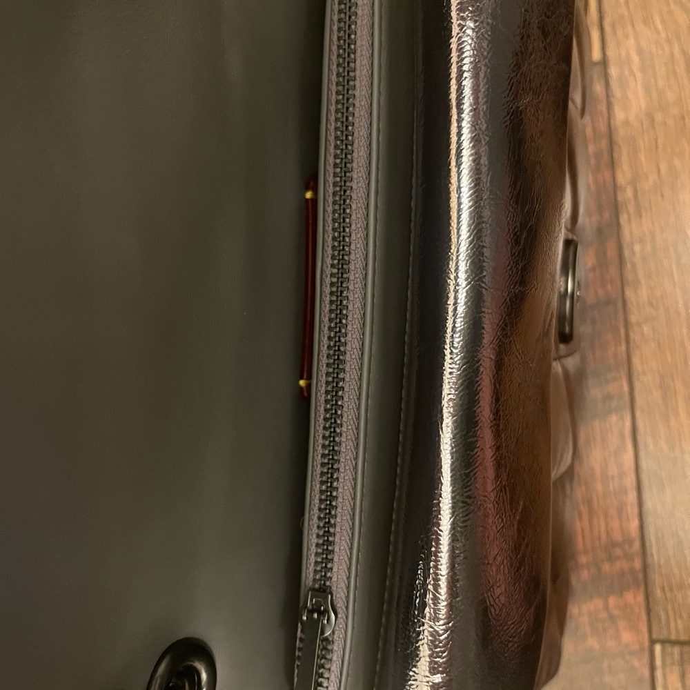 Coach Silver Quilted Crossbody Bag - Picture 8 of 8